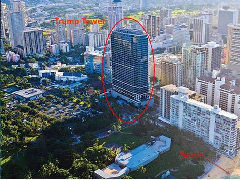 Trump Waikiki under&nbsp;water